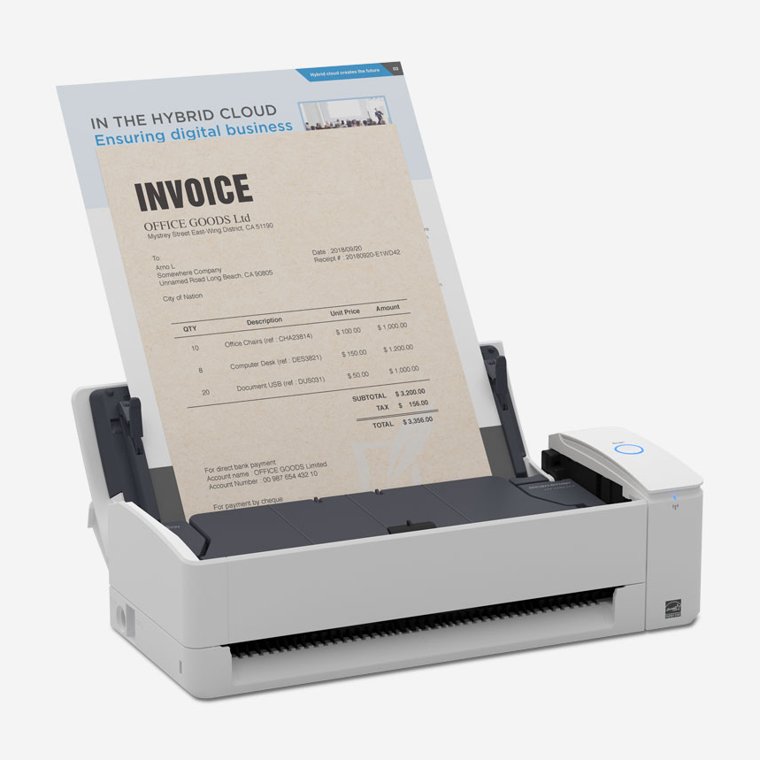 Skaner Ricoh ScanSnap iX1300 / 36 miesięcy gwarancji po rejestracji - Fujitsu - PA03805-B001 - obrazek 2