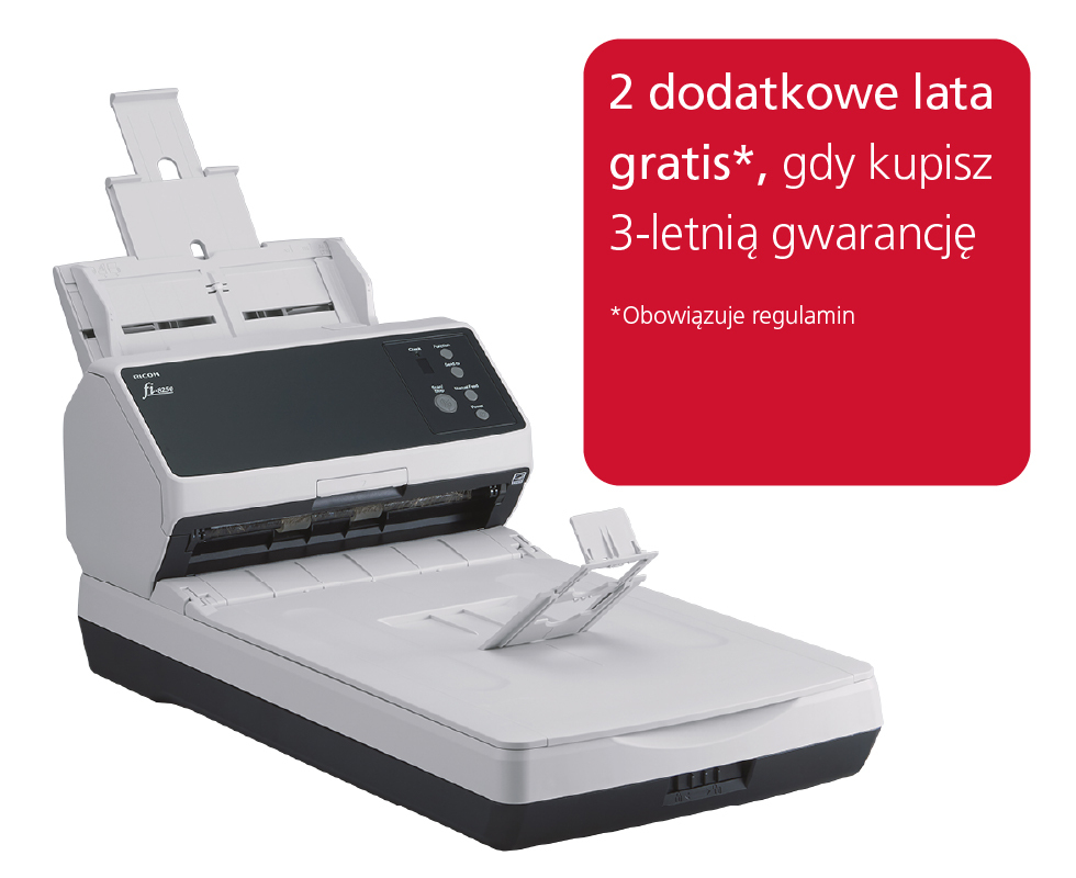 Skaner Ricoh fi-8250 – Skaner grupowy ADF 100 arkuszy - obrazek 2